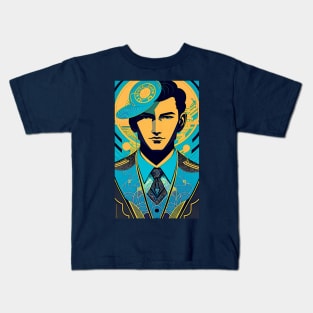 Art Deco Man 2 Kids T-Shirt